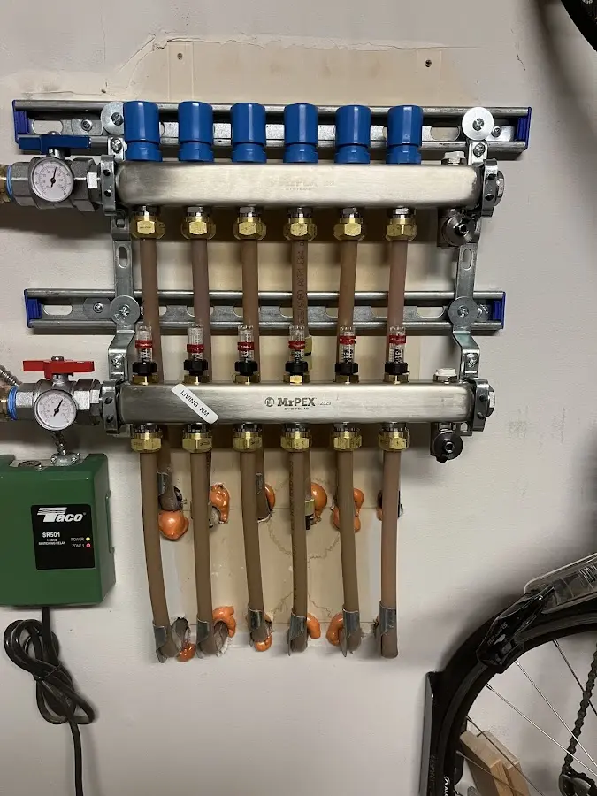 Plumber performing Leak Detection at a residential property in Suncoast Estates